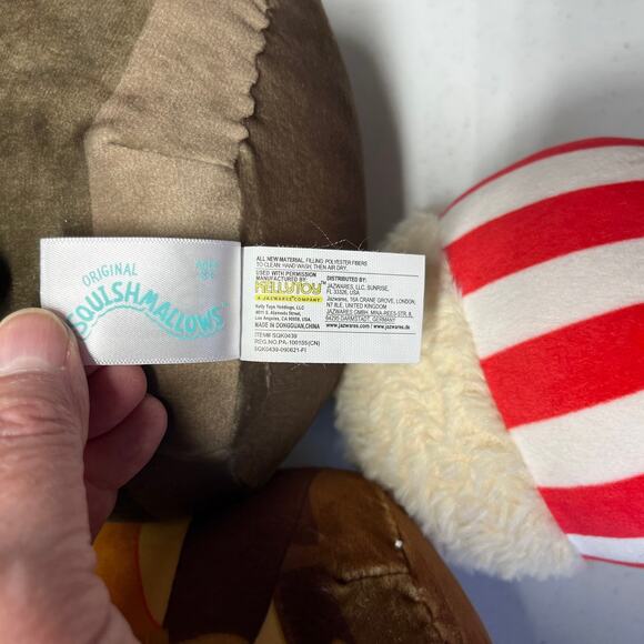 Disney Squishmallows Lot of 3 toys Movie "Up" Old Guy and Kid plus Popcorn GUC - Picture 7 of 16